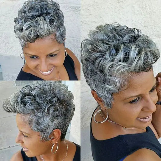 African Women Wig - Chemical Fiber Headgear